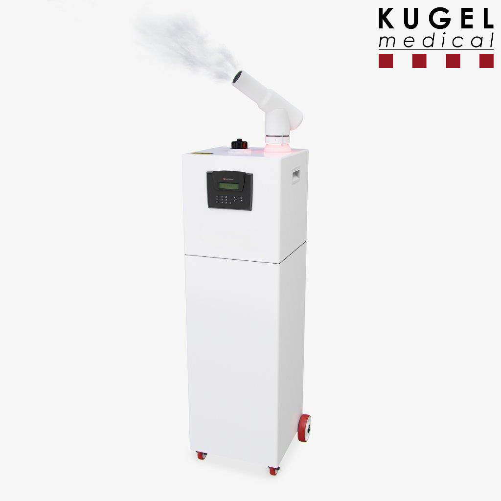 CleanCube classic mit Rollwagen in Betrieb