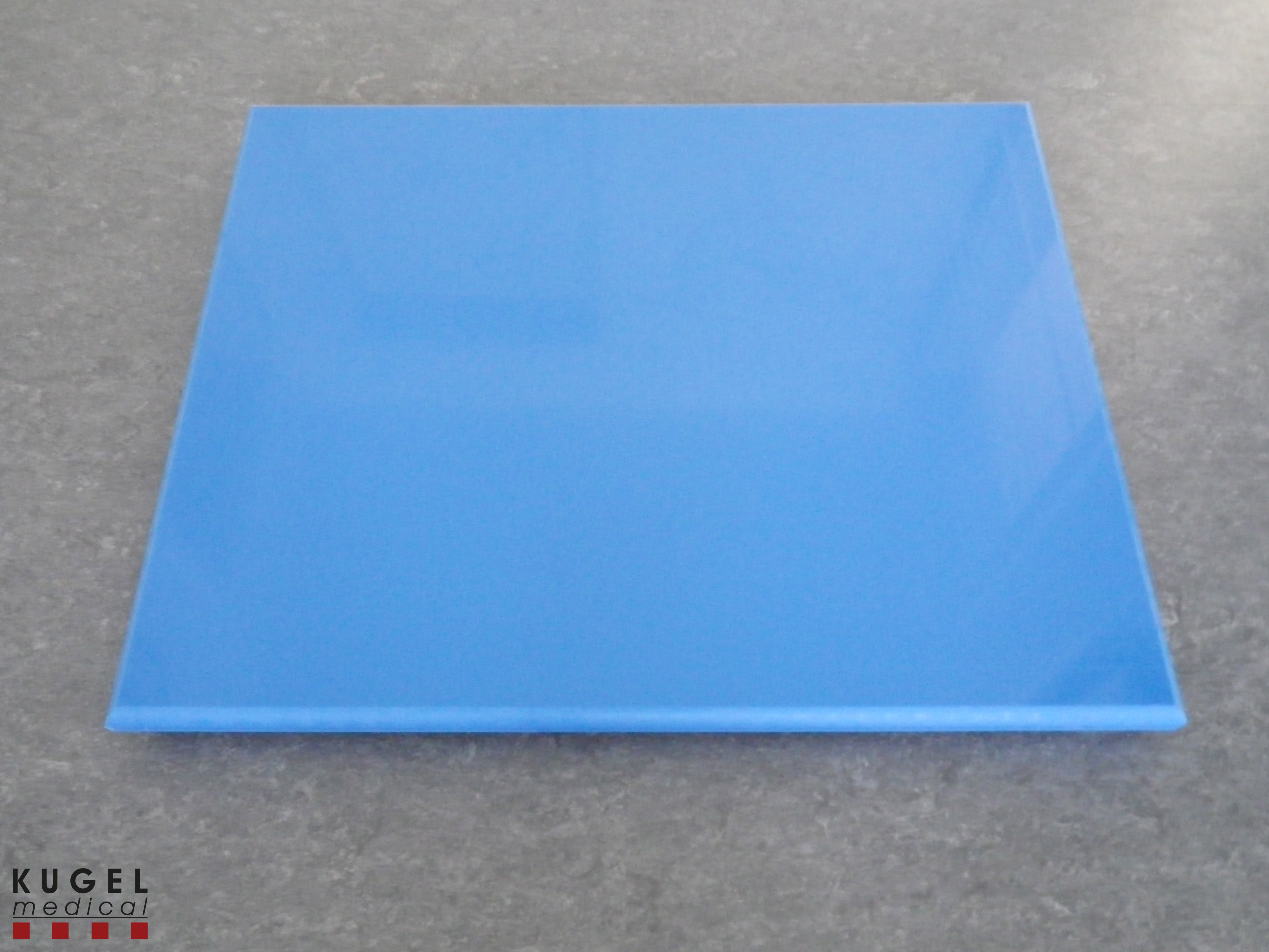 Schneidebrett aus blauem PE-Material Schneidebrett aus blauem PE-Material